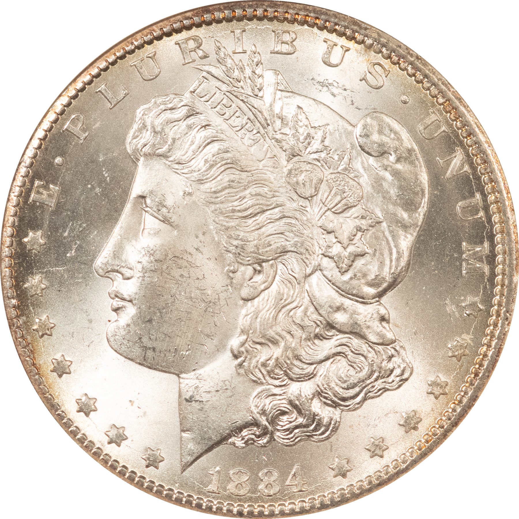 Dollars 1884-CC $1 MORGAN DOLLAR – ANACS MS-63, SOAPBOX HOLDER! CARSON CITY! Dollars 1884-CC $1 MORGAN DOLLAR – ANACS MS-63, SOAPBOX HOLDER! CARSON CITY!