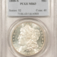 CAC Approved Coins 1889-O $1 MORGAN DOLLAR – PCGS MS-63 BLAST WHITE, PREMIUM QUALITY, CAC APPROVED!