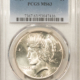 Dollars 1925 PEACE DOLLAR, PCGS MS-63-ORIGINAL WHITE!