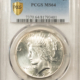 Dollars 1927-D $1 PEACE DOLLAR – PCGS MS-64, FRESH & FLASHY!