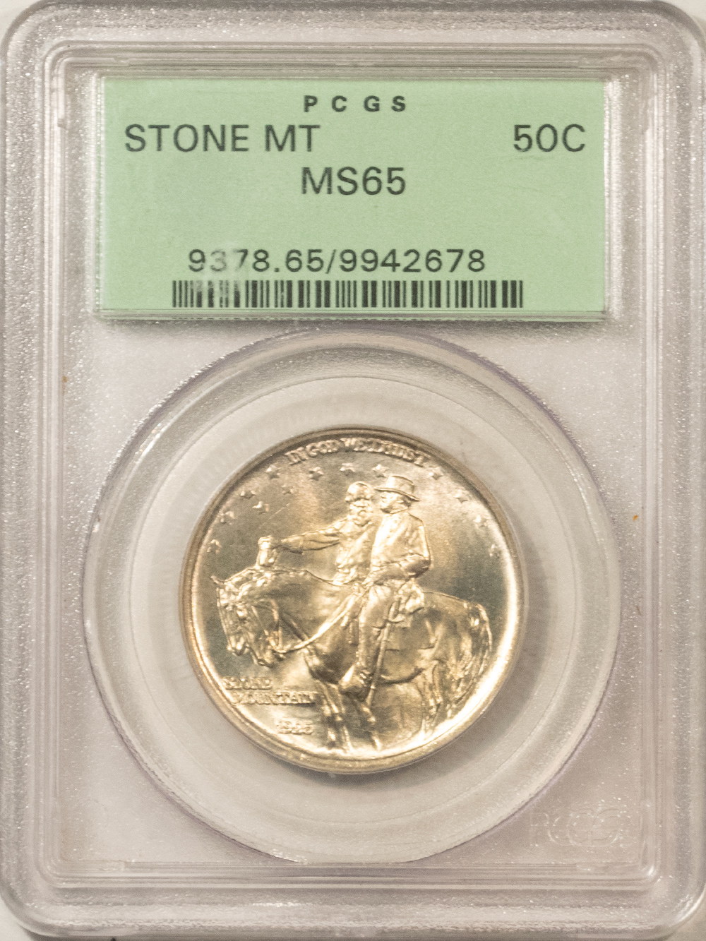 Early Commems 1925 STONE MTN COMMEMORATIVE HALF DOLLAR – PCGS MS-65, OGH, PREMIUM QUALITY GEM! Early Commems 1925 STONE MTN COMMEMORATIVE HALF DOLLAR – PCGS MS-65, OGH, PREMIUM QUALITY GEM!