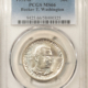 Early Commems 1953-S WASHINGTON-CARVER COMMEMORATIVE HALF DOLLAR – PCGS MS-66 FRESH WHITE, PQ!