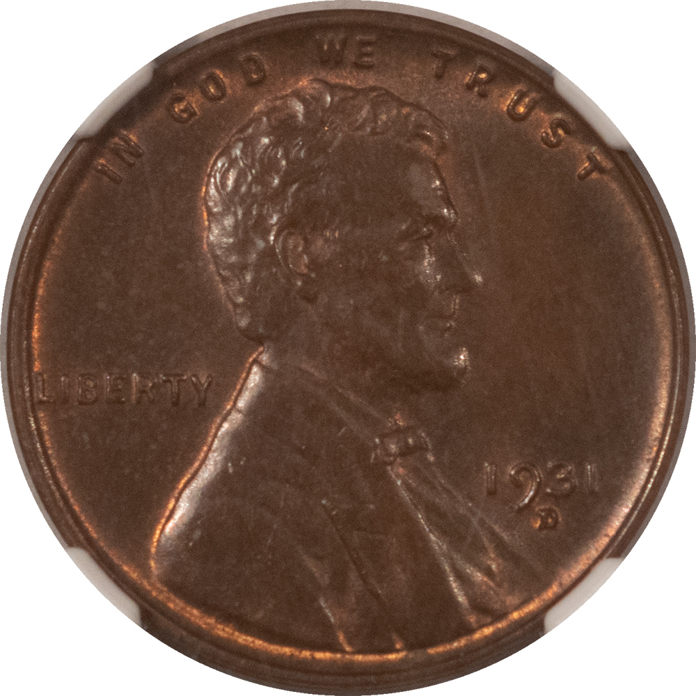 Lincoln Cents (Wheat) 1931-D LINCOLN CENT – NGC MS-64 BN Lincoln Cents (Wheat) 1931-D LINCOLN CENT – NGC MS-64 BN