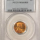 Lincoln Cents (Wheat) 1937-D LINCOLN CENT – PCGS MS-66 RD, LOOKS MS-66++, PREMIUM QUALITY!