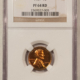 Lincoln Cents (Wheat) 1938-S LINCOLN CENT – NGC MS-67 RD SUPERB GEM