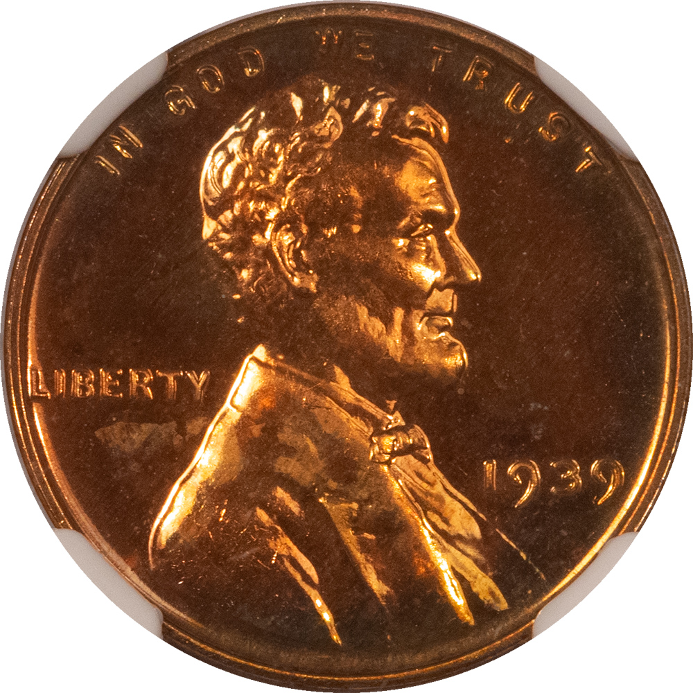 Lincoln Cents (Wheat) 1939 PROOF LINCOLN CENT – NGC PF-64 RD, LOOKS GEM! Lincoln Cents (Wheat) 1939 PROOF LINCOLN CENT – NGC PF-64 RD, LOOKS GEM!