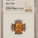 Lincoln Cents (Wheat) 1940 LINCOLN CENT – PCGS MS-66+ RD, 67 QUALITY! PREMIUM QUALITY!
