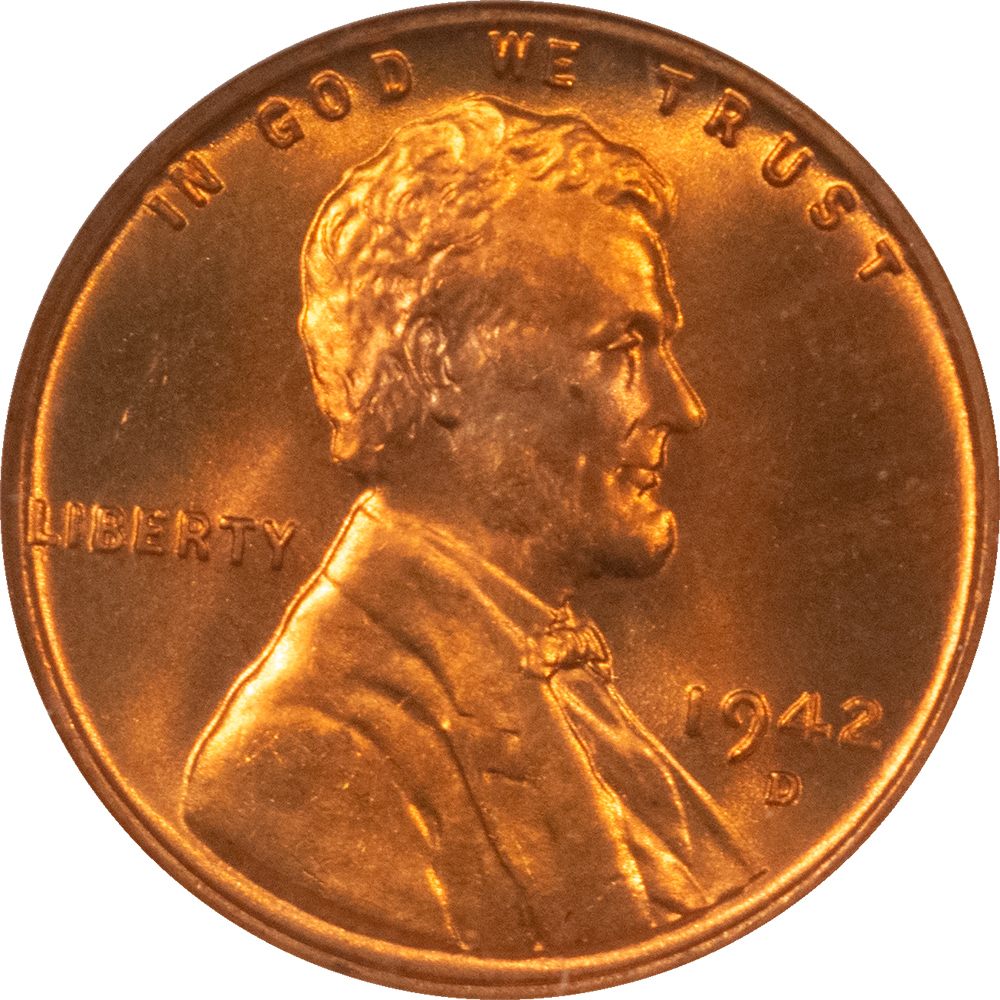 Lincoln Cents (Wheat) 1942-D LINCOLN CENT – NGC MS-67 RD SUPERB GEM! Lincoln Cents (Wheat) 1942-D LINCOLN CENT – NGC MS-67 RD SUPERB GEM!
