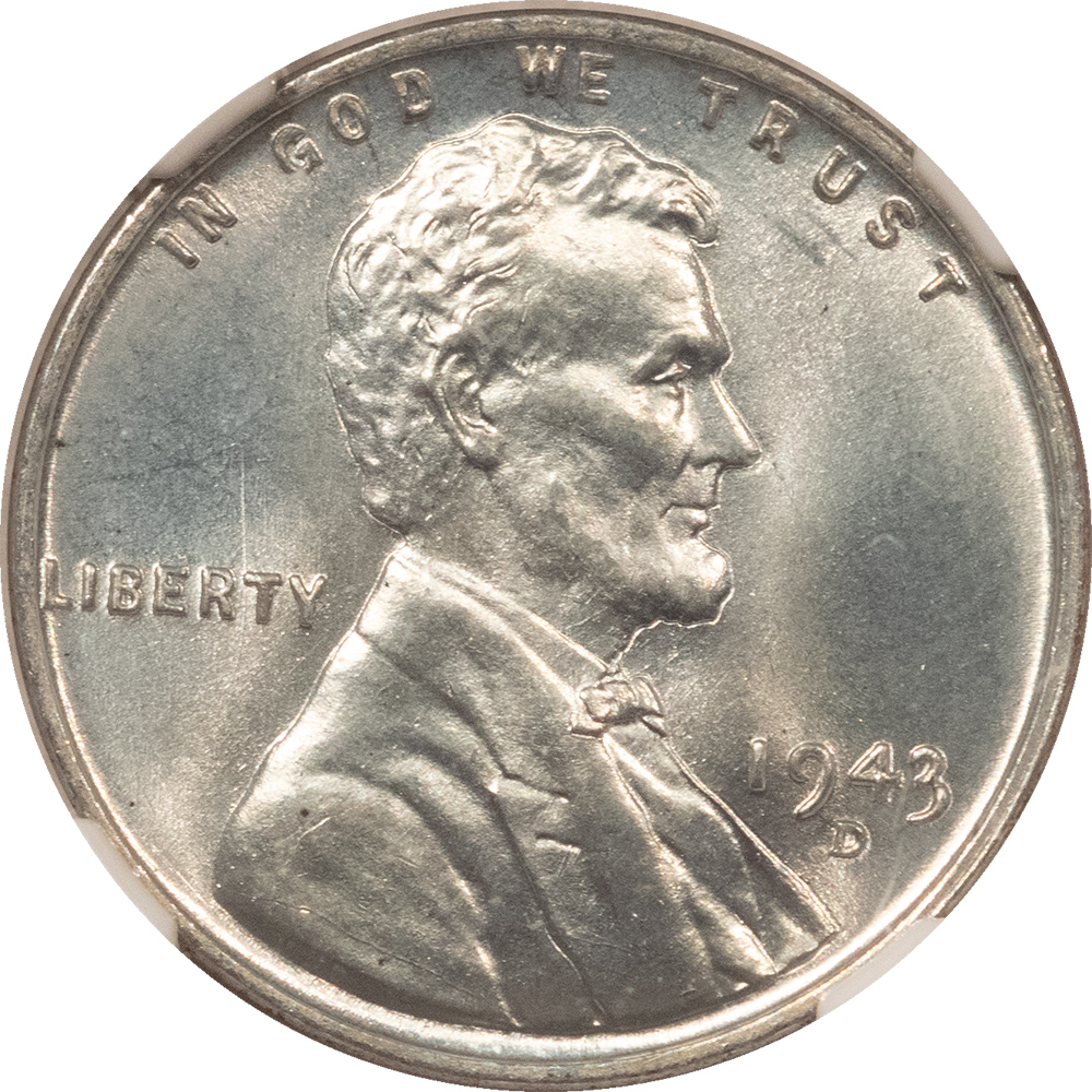 Lincoln Cents (Wheat) 1943-D LINCOLN STEEL CENT – NGC MS-67, PREMIUM QUALITY! Lincoln Cents (Wheat) 1943-D LINCOLN STEEL CENT – NGC MS-67, PREMIUM QUALITY!