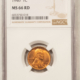 Lincoln Cents (Wheat) 1945-S LINCOLN CENT – NGC MS-67 RD Lincoln Cents (Wheat) 1945-S LINCOLN CENT – NGC MS-67 RD