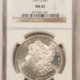 Dollars 1879 MORGAN DOLLAR, PCGS MS-64, ORIGINAL WHITE W/ SOME FROST-FRESH & ATTRACTIVE!
