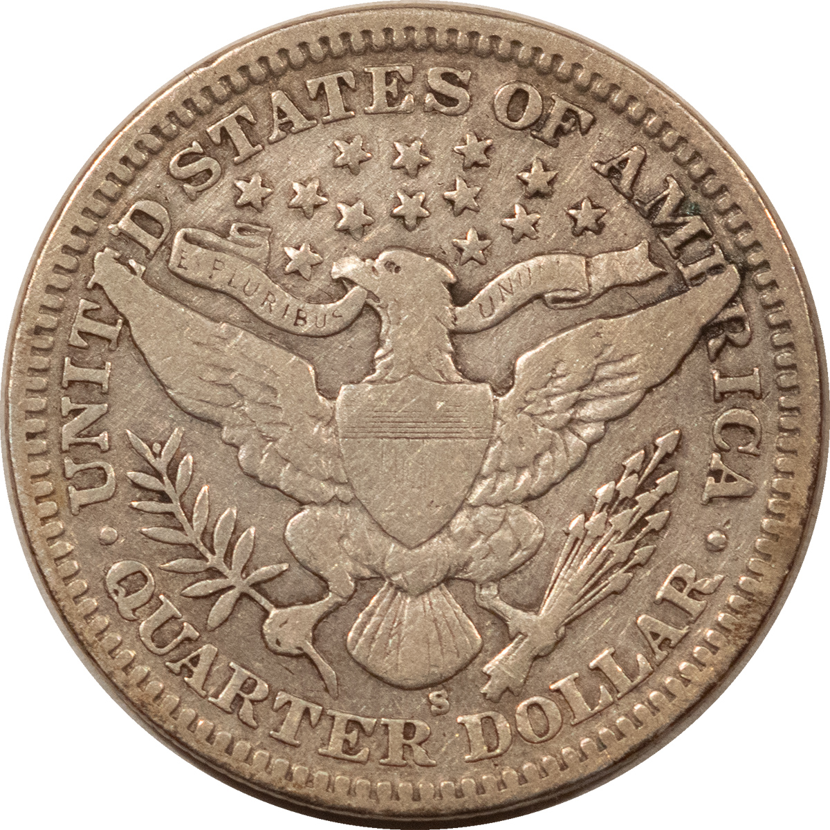 Barber Quarters 1908-S BARBER QUARTER – HIGH GRADE CIRCULATED EXAMPLE! Barber Quarters 1908-S BARBER QUARTER – HIGH GRADE CIRCULATED EXAMPLE!