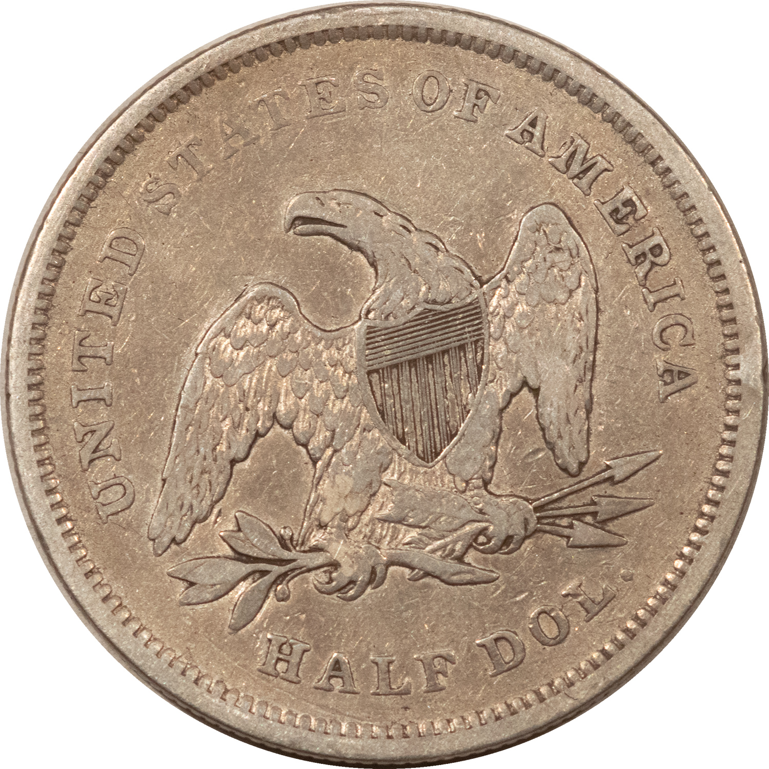 Half Dollars 1840 SEATED LIBERTY HALF DOLLAR, REV OF 1839 – HIGH GRADE CIRCULATED EXAMPLE! Half Dollars 1840 SEATED LIBERTY HALF DOLLAR, REV OF 1839 – HIGH GRADE CIRCULATED EXAMPLE!
