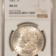 Dollars 1882-S $1 MORGAN DOLLAR – PCGS MS-64+ FRESH & FLASHY Dollars 1882-S $1 MORGAN DOLLAR – PCGS MS-64+ FRESH & FLASHY