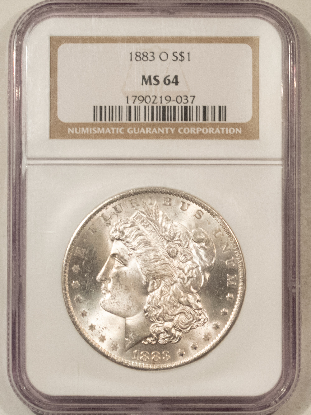 Dollars 1883-O $1 MORGAN DOLLAR – NGC MS-64 Dollars 1883-O $1 MORGAN DOLLAR – NGC MS-64