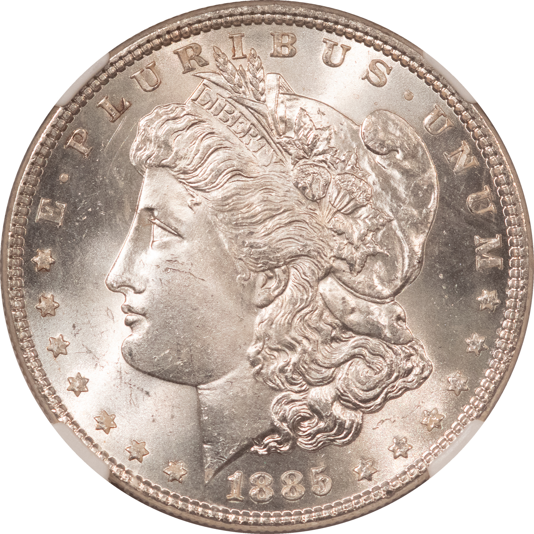 Dollars 1885 $1 MORGAN DOLLAR – NGC MS-64 Dollars 1885 $1 MORGAN DOLLAR – NGC MS-64