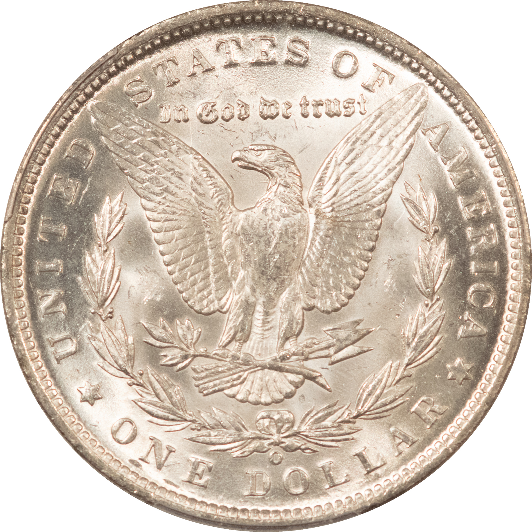Dollars 1890-O $1 MORGAN DOLLAR – PCGS MS-63 Dollars 1890-O $1 MORGAN DOLLAR – PCGS MS-63