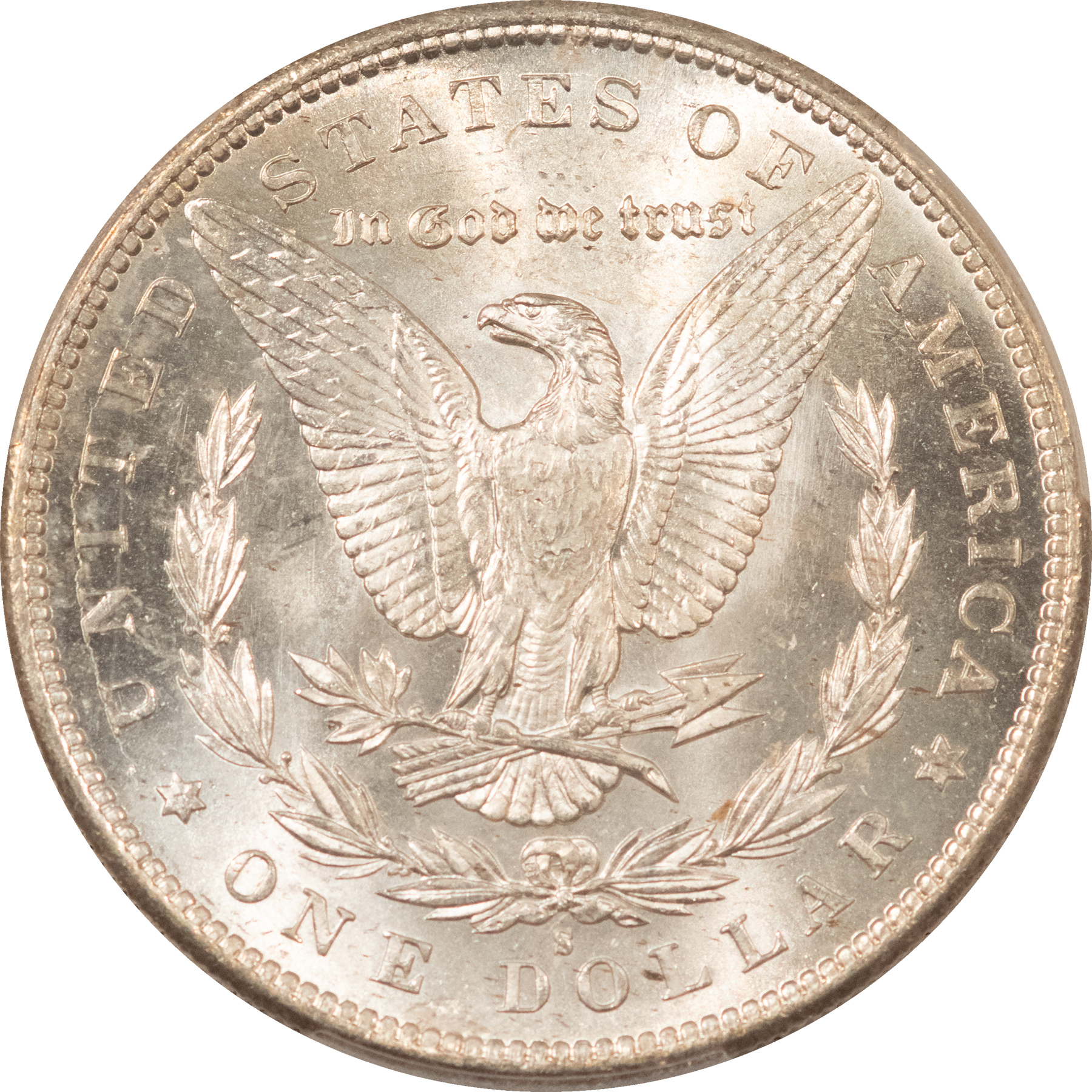 Dollars 1897-S $1 MORGAN DOLLAR – PCGS MS-64 Dollars 1897-S $1 MORGAN DOLLAR – PCGS MS-64