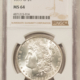 Dollars 1900-O $1 MORGAN DOLLAR – PCGS MS-64, HEAVILY ABRADED FOR THE GRADE!