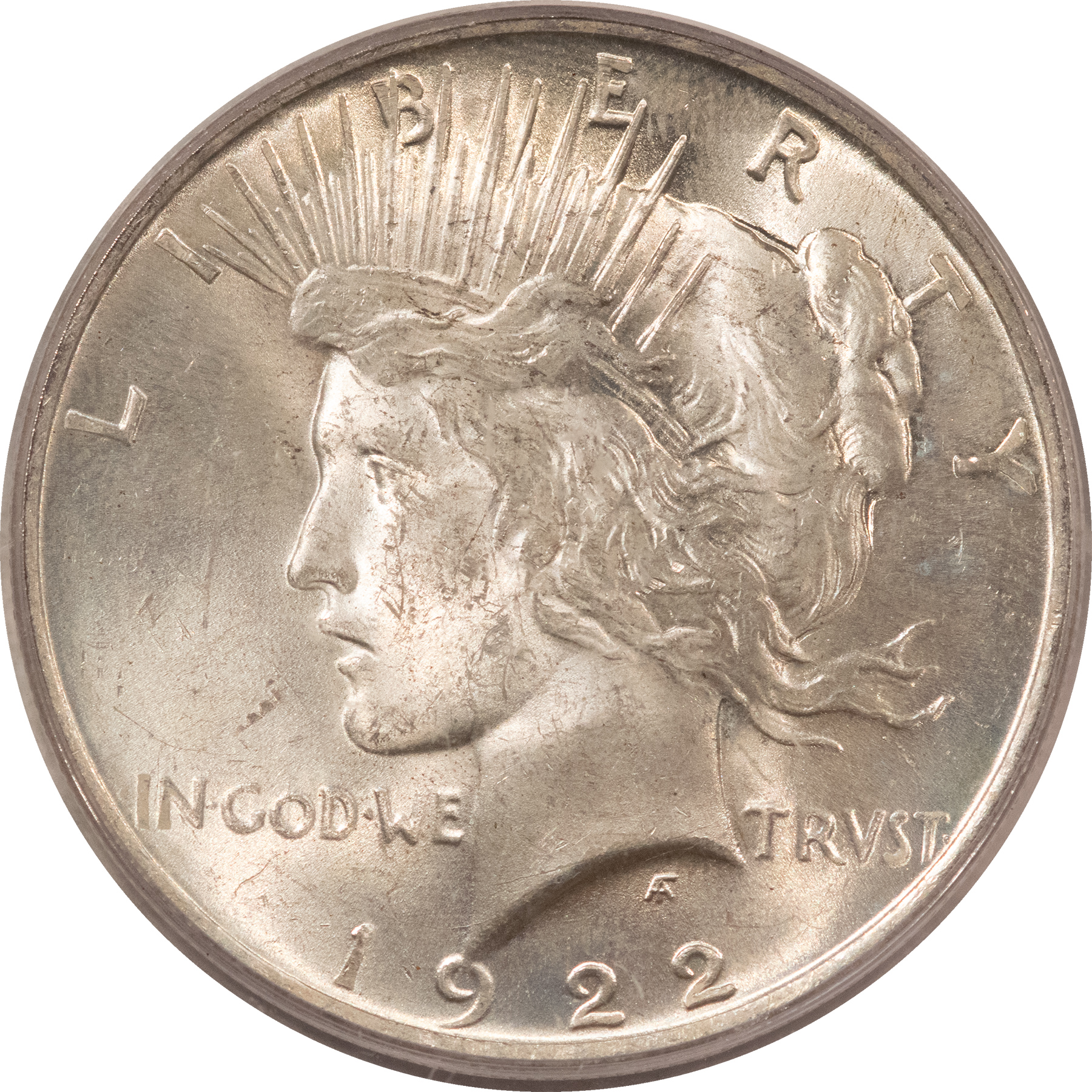 Dollars 1922 $1 PEACE DOLLAR – PCGS MS-64 Dollars 1922 $1 PEACE DOLLAR – PCGS MS-64