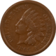 Indian 1867 INDIAN CENT – FINE DETAIL, OBVERSE MARK