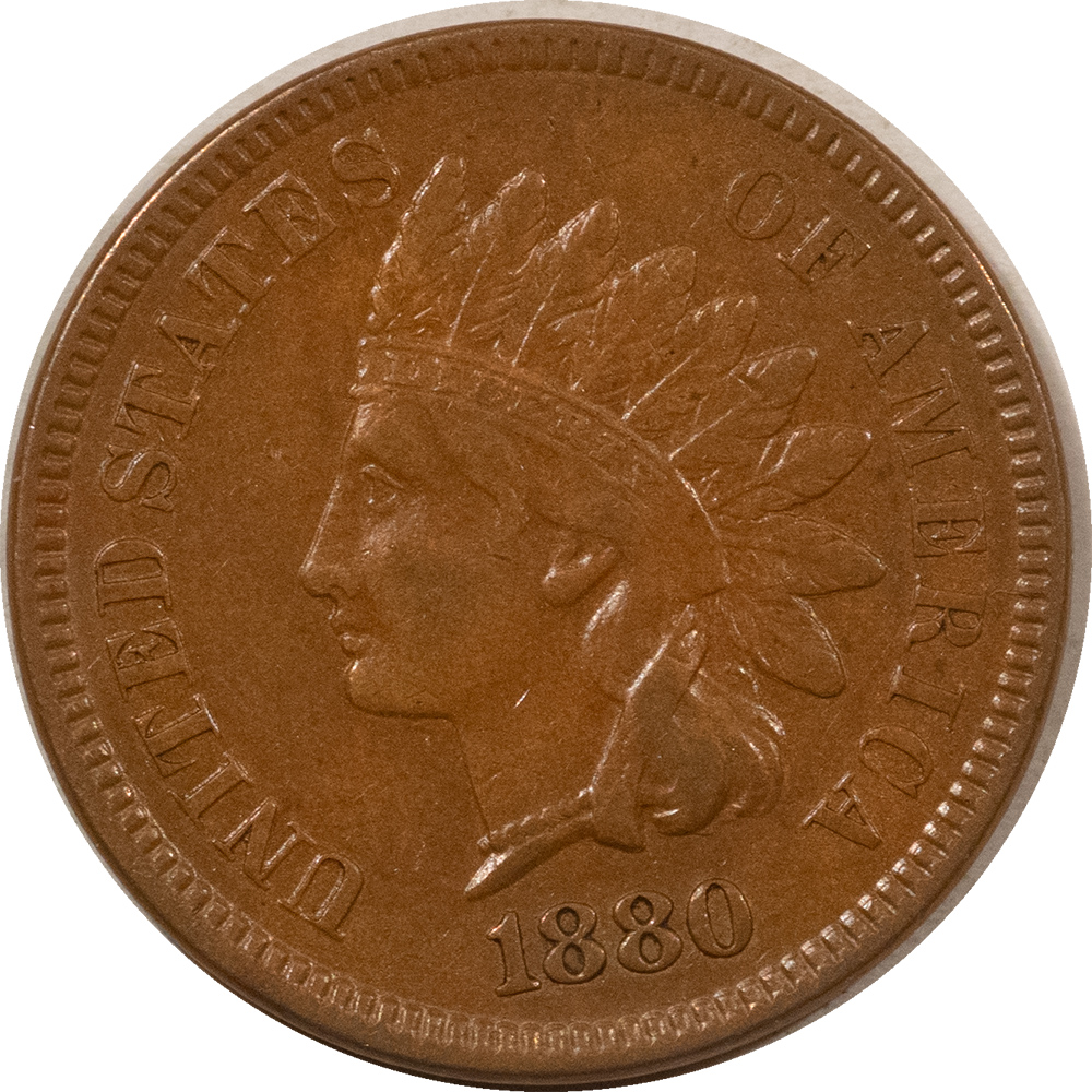 Indian 1880 INDIAN CENT – HIGH GRADE EXAMPLE! Indian 1880 INDIAN CENT – HIGH GRADE EXAMPLE!