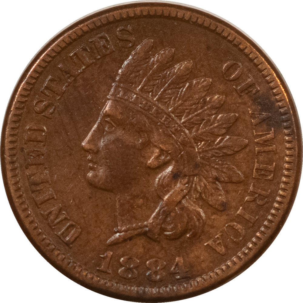 Indian 1884 INDIAN CENT – HIGH GRADE EXAMPLE! Indian 1884 INDIAN CENT – HIGH GRADE EXAMPLE!