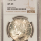Dollars 1924 $1 PEACE DOLLAR – PCGS MS-64 Dollars 1924 $1 PEACE DOLLAR – PCGS MS-64