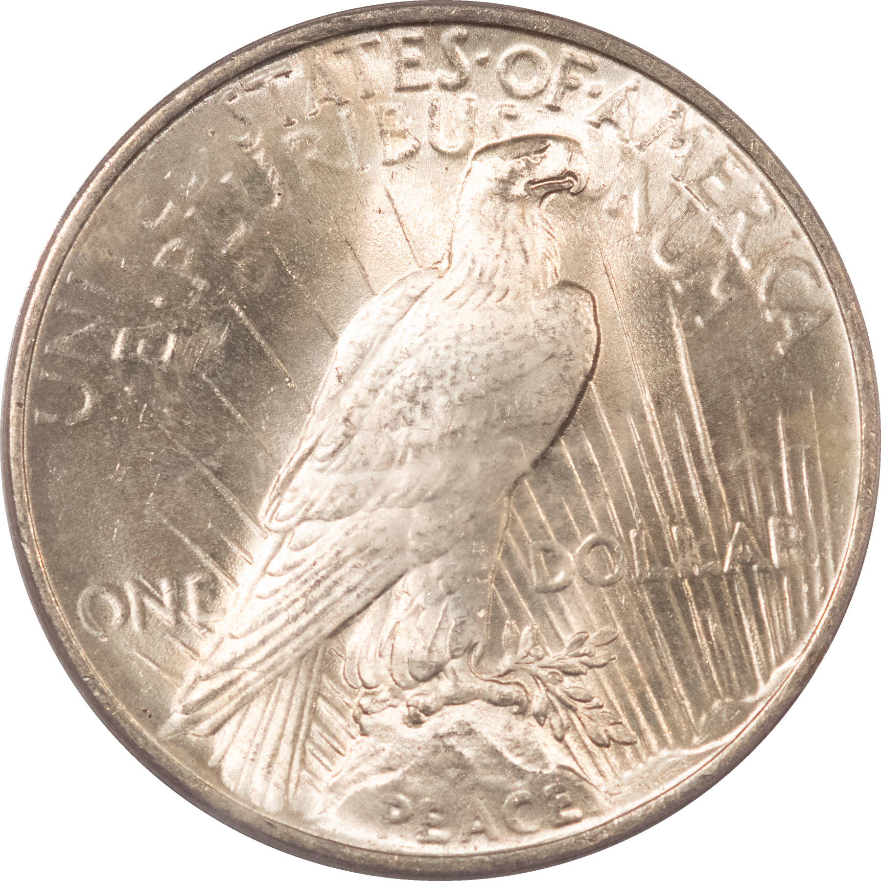 Dollars 1924 $1 PEACE DOLLAR – PCGS MS-64 Dollars 1924 $1 PEACE DOLLAR – PCGS MS-64
