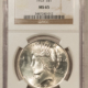 Dollars 1934 $1 PEACE DOLLAR – NGC MS-63