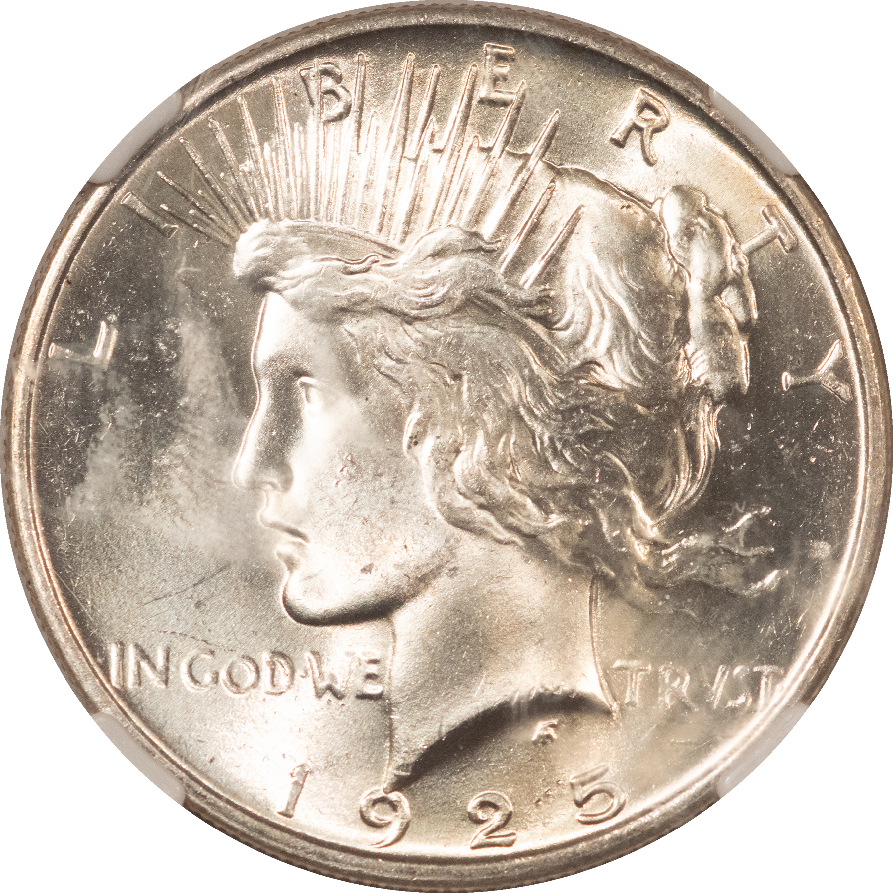 Dollars 1925 $1 PEACE DOLLAR – NGC MS-65 FLASHY GEM! Dollars 1925 $1 PEACE DOLLAR – NGC MS-65 FLASHY GEM!