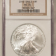 American Silver Eagles 2004 $1 AMERICAN SILVER EAGLE 1 OZ .999 – NGC MS-70