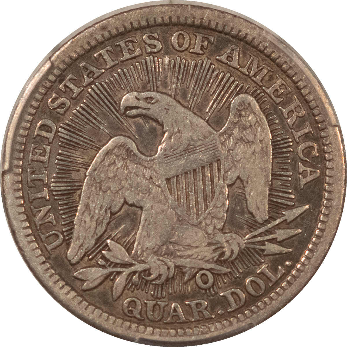 Liberty Seated Quarters 1853-O SEATED LIBERTY QUARTER, ARROWS AND RAYS – PCGS F-15 Liberty Seated Quarters 1853-O SEATED LIBERTY QUARTER, ARROWS AND RAYS – PCGS F-15