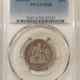 Liberty Seated Quarters 1876-CC SEATED LIBERTY QUARTER PCGS GENUINE EDGE DAMAGED-F DETAIL!  CARSON CITY!
