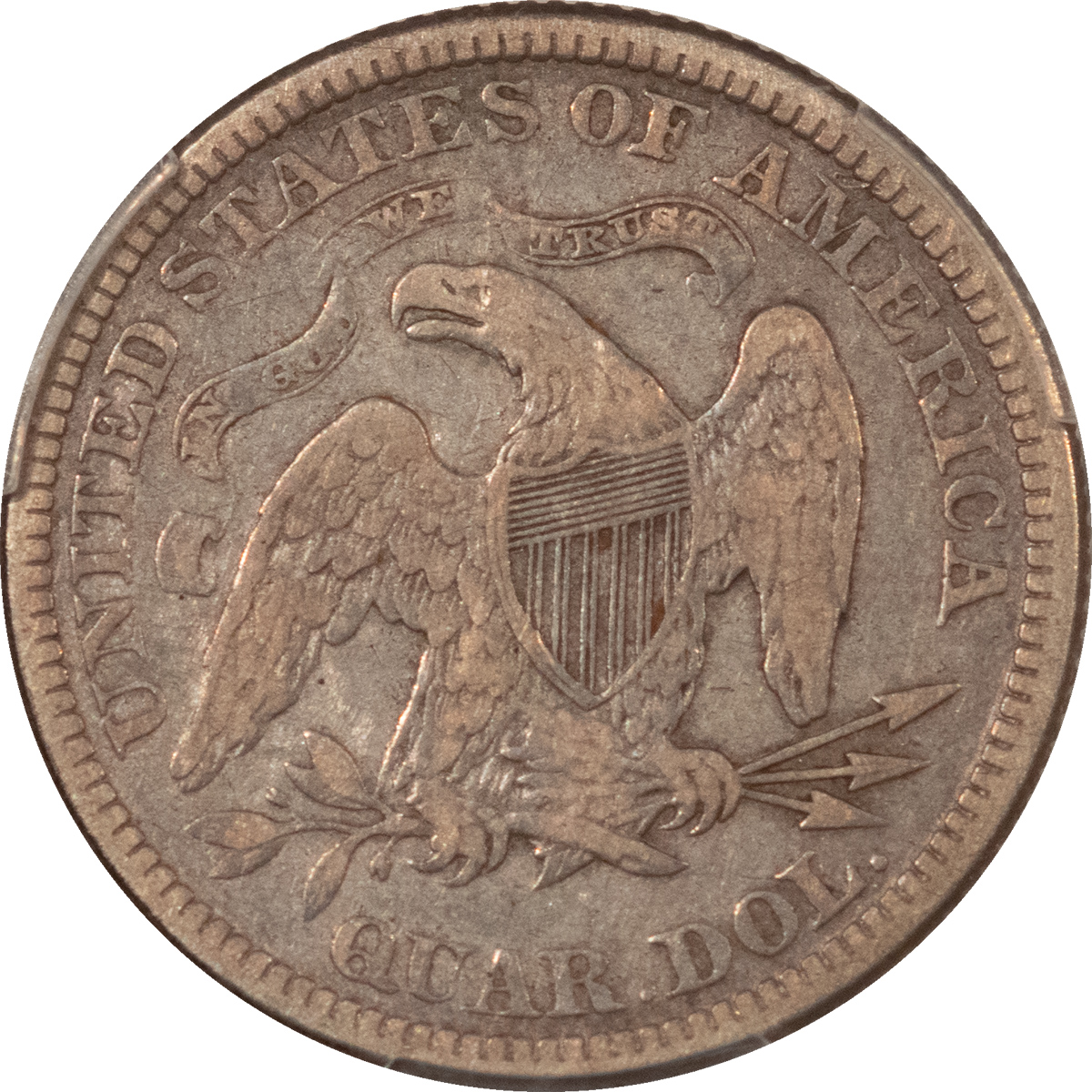 Liberty Seated Quarters 1870 SEATED LIBERTY QUARTER – PCGS F-15, RARE DATE! Liberty Seated Quarters 1870 SEATED LIBERTY QUARTER – PCGS F-15, RARE DATE!