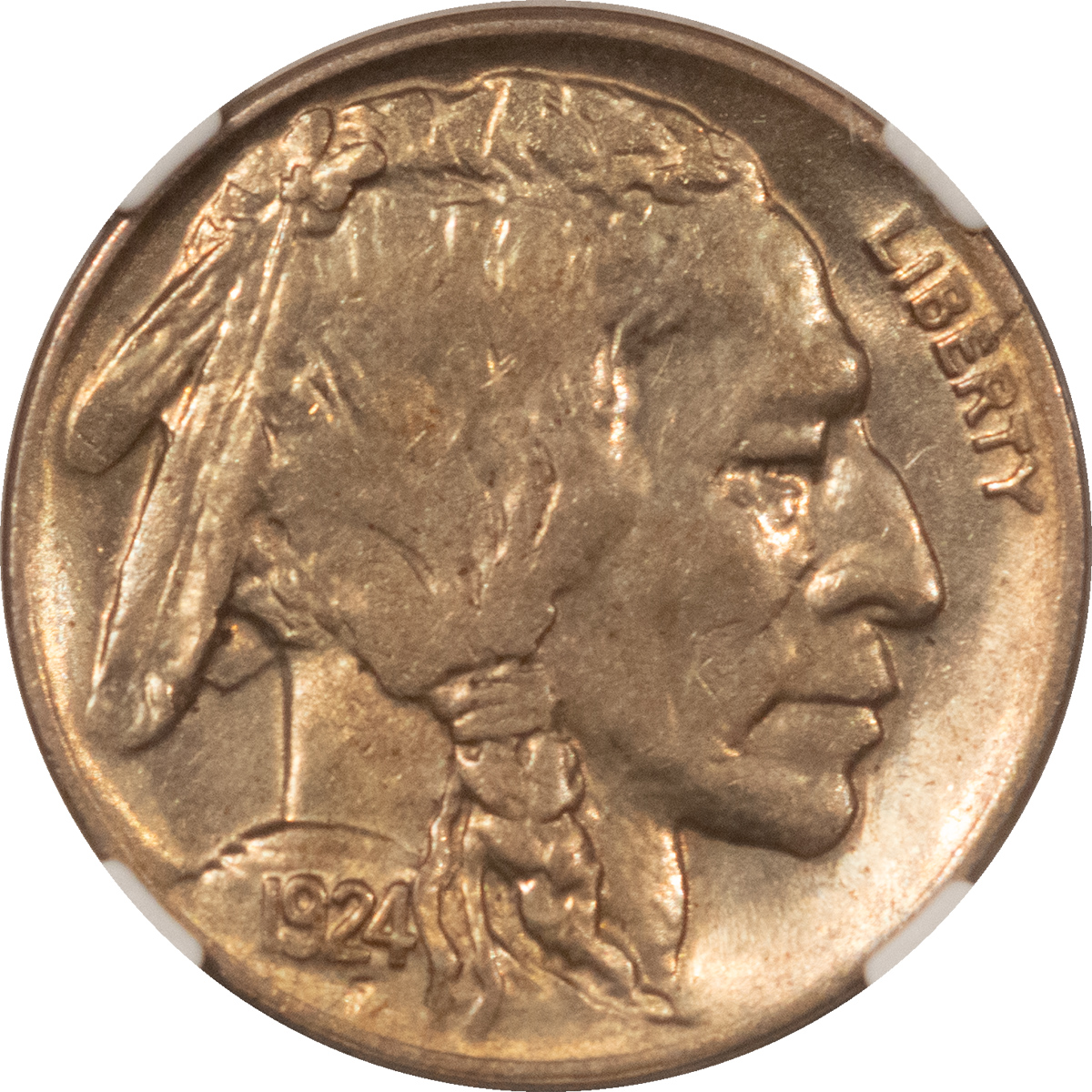Buffalo Nickels 1924-D BUFFALO NICKEL – NGC MS-62, LOOKS CHOICE! Buffalo Nickels 1924-D BUFFALO NICKEL – NGC MS-62, LOOKS CHOICE!