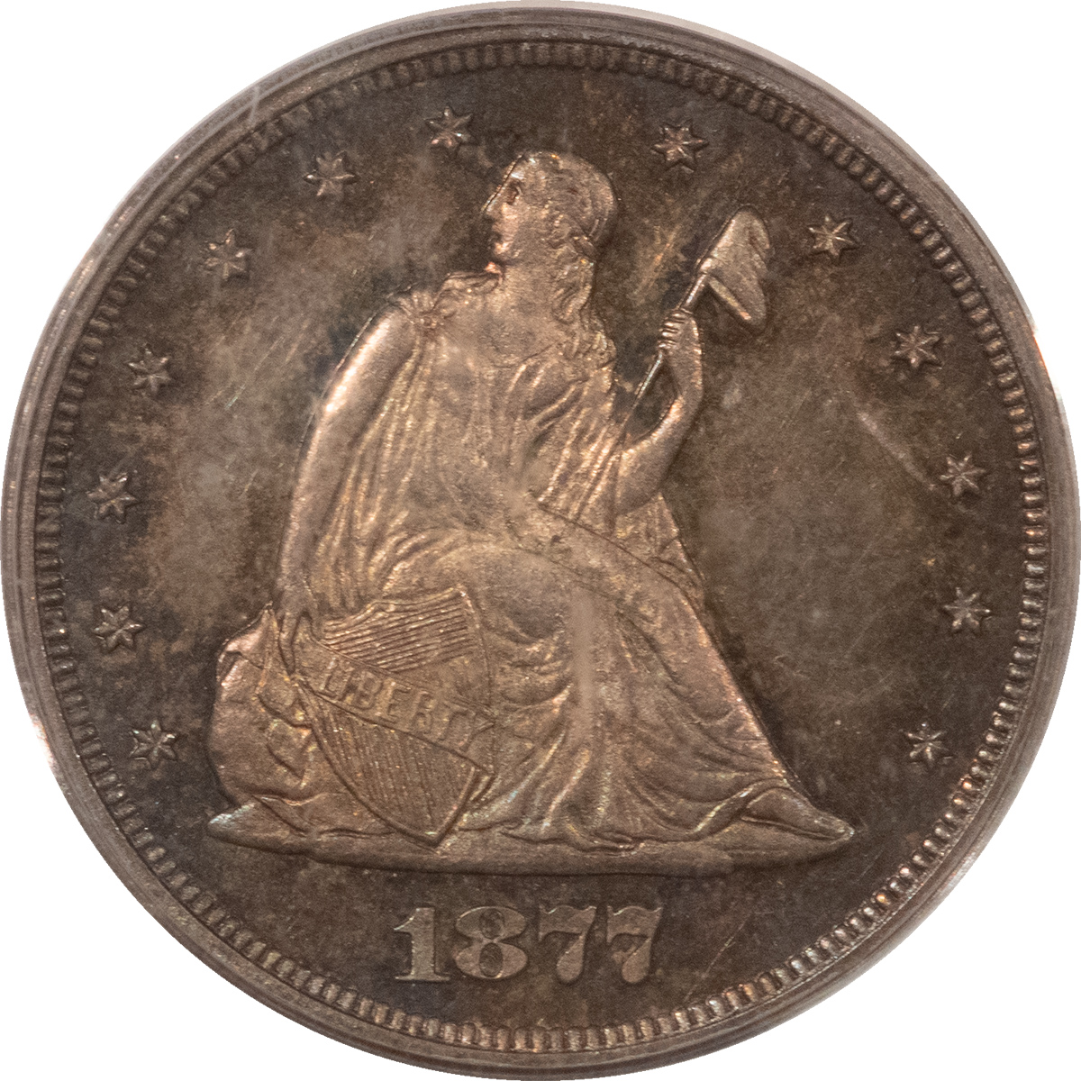 CAC Approved Coins 1877 PROOF TWENTY CENT PIECE – PCGS PR-63 CAM, FRESH, PQ & RARE! CAC APPROVED! CAC Approved Coins 1877 PROOF TWENTY CENT PIECE – PCGS PR-63 CAM, FRESH, PQ & RARE! CAC APPROVED!