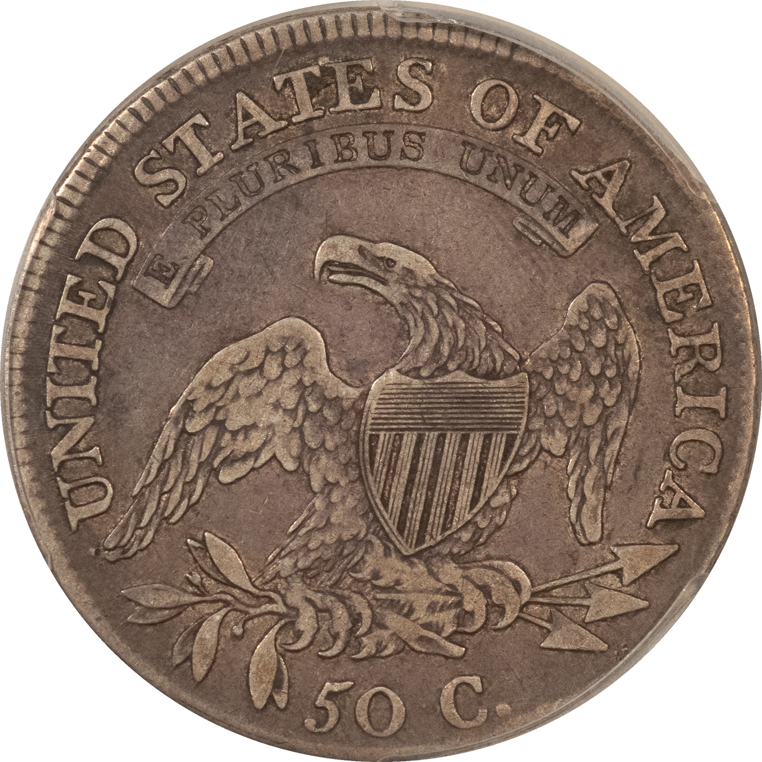 Early Halves 1809 CAPPED BUST HALF DOLLAR, III EDGE – PCGS VF-25 Early Halves 1809 CAPPED BUST HALF DOLLAR, III EDGE – PCGS VF-25