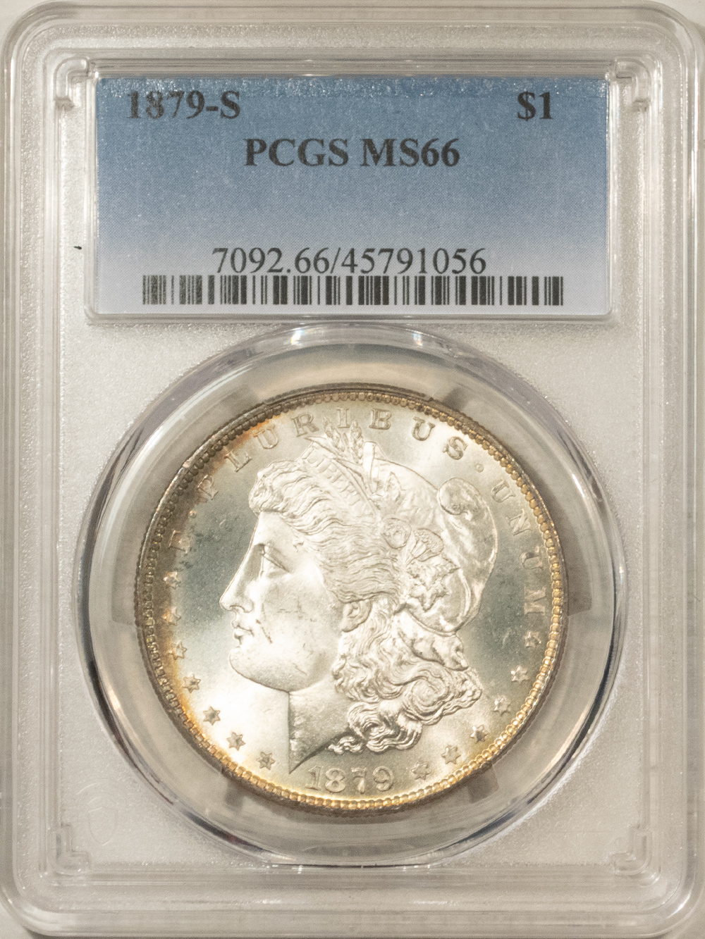 Dollars 1879-S $1 MORGAN DOLLAR – PCGS MS-66, FRESH! GREAT LOOK! Dollars 1879-S $1 MORGAN DOLLAR – PCGS MS-66, FRESH! GREAT LOOK!