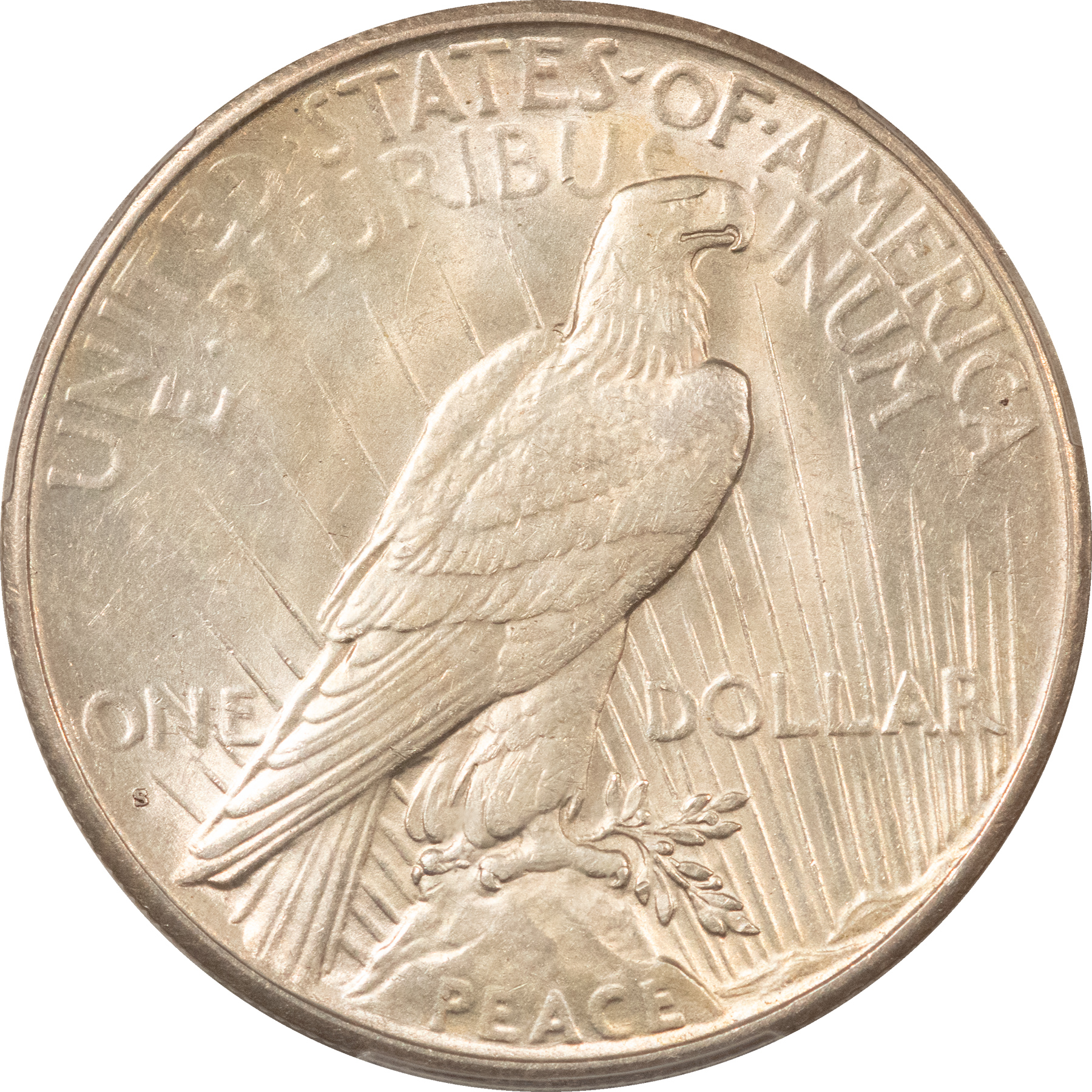 Dollars 1934-S $1 PEACE DOLLAR – PCGS AU-55, GREAT LOOK! KEY-DATE! Dollars 1934-S $1 PEACE DOLLAR – PCGS AU-55, GREAT LOOK! KEY-DATE!