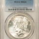 Dollars 1934-S $1 PEACE DOLLAR – PCGS AU-55, GREAT LOOK! KEY-DATE! Dollars 1934-S $1 PEACE DOLLAR – PCGS AU-55, GREAT LOOK! KEY-DATE!