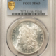 Dollars 1878 8TF $1 MORGAN DOLLAR – PCGS MS-63, BLAST WHITE!