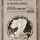 American Silver Eagles 1989-S $1 PROOF AMERICAN SILVER EAGLE, 1 OZ .999 – NGC PF-70 ULTRA CAMEO