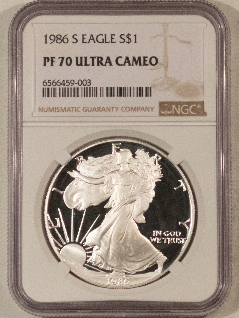 American Silver Eagles 1986-S $1 PROOF AMERICAN SILVER EAGLE, 1 OZ .999 – NGC PF-70 ULTRA CAMEO! American Silver Eagles 1986-S $1 PROOF AMERICAN SILVER EAGLE, 1 OZ .999 – NGC PF-70 ULTRA CAMEO!