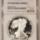 American Silver Eagles 1989-S $1 PROOF AMERICAN SILVER EAGLE, 1 OZ .999 – NGC PF-70 ULTRA CAMEO