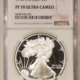 American Silver Eagles 1991-S $1 PROOF AMERICAN SILVER EAGLE, 1 OZ .999 – NGC PF-70 ULTRA CAMEO