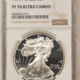 American Silver Eagles 2013-W $1 PROOF AMERICAN SILVER EAGLE 1 OZ .999 – NGC PF-70 ULTRA CAMEO