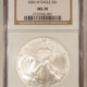 American Silver Eagles 2022-W $1 AMERICAN BURNISHED SILVER EAGLE 1 OZ .999 – NGC MS-70 BROWN LABEL