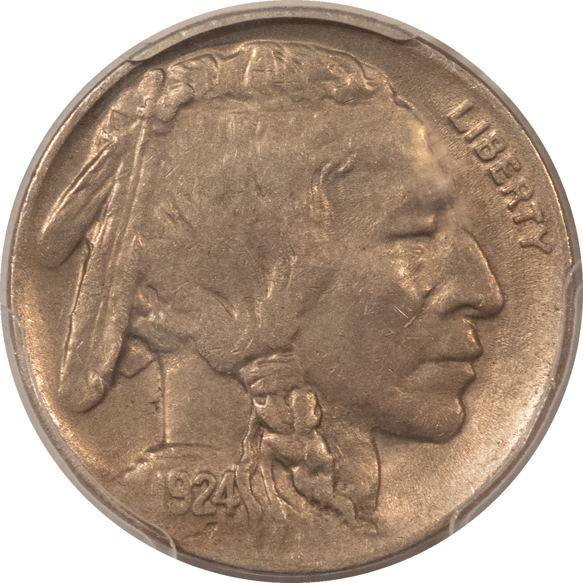 Buffalo Nickels 1924-D BUFFALO NICKEL – PCGS AU-55, CAC APPROVED! TOUGH DATE! Buffalo Nickels 1924-D BUFFALO NICKEL – PCGS AU-55, CAC APPROVED! TOUGH DATE!