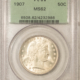 Barber Halves 1902-O BARBER HALF DOLLAR – NGC VF-30, ABSOLUTELY PERFECT!